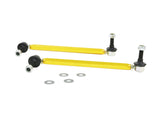 Whiteline 18-19 Kia Stinger Front Sway Bar Link Assembly Heavy Duty Adjustable Steel Ball - KLC180-295