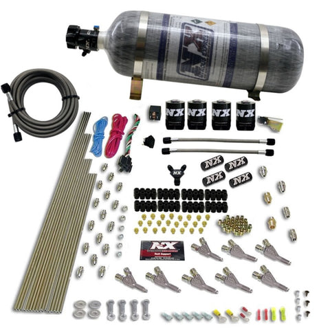 Nitrous Express Vortech Nozzle Nitrous Kit w/12lb Composite Bottle - 80016-12