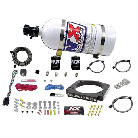 Nitrous Express GM LS 112mm Adapter Plate Kit (100-400HP) w/ 10LB Bottle - 20917-10