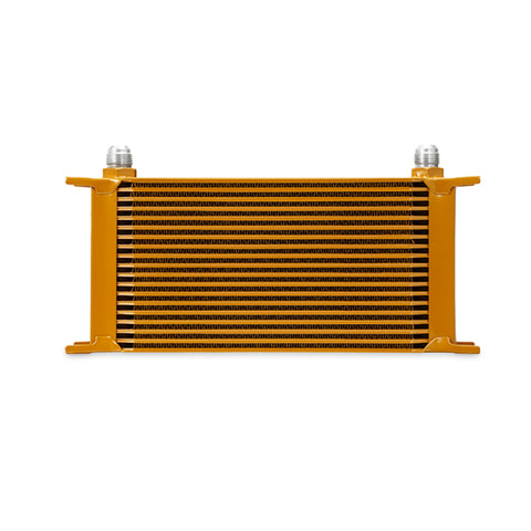 Mishimoto Universal 19 Row Oil Cooler - Gold - MMOC-19G