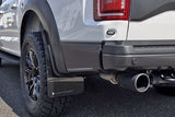 Rally Armor 17-20 Ford F-150 Raptor Black UR Mud Flap w/ Silver Logo - MF53-UR-BLK/SIL