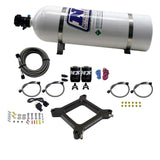 Nitrous Express 4150 Assassin Plate Pro Power Nitrous Kit (100-500HP) w/15lb Bottle - 67540-15