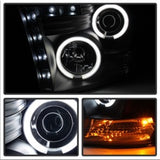 Spyder Dodge Ram 1500 09-14 Projector Halogen Model- CCFL Halo LED - Blk Smke PRO-YD-DR09-CCFL-BSM - 5078810