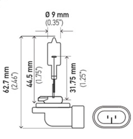 Hella Bulb 894 12V 375W Pgj13 T325 - 894