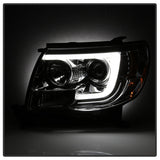 Spyder Toyota Tacoma 05-11 Projector Headlights - Light Bar DRL - Chrome PRO-YD-TT05V2-LB-C - 5084668