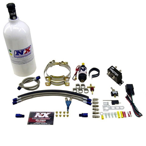 Nitrous Express Single Cyl Proton Nitrous Kit w/1.0lb Bottle - 61025-1.0P