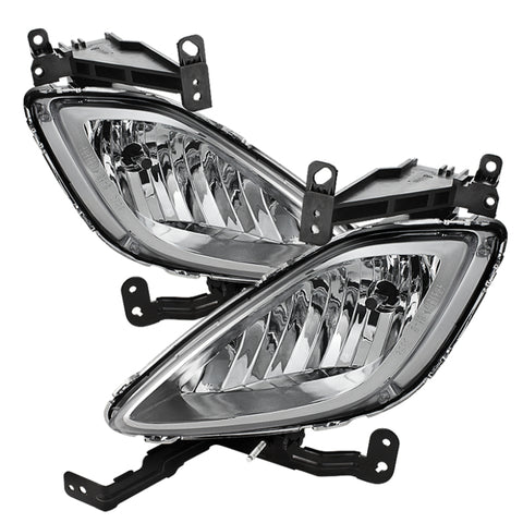 Spyder Hyundai Elantra 2011-2013 OE Style Fog Lights W/Switch Clear FL-HYE2011-C - 5079909