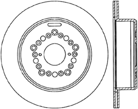 StopTech CryoStop Rotor - Rear - 120.44084CRY