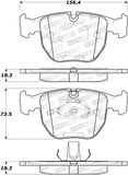 StopTech Sport Brake Pads w/Shims and Hardware - Front - 309.06811