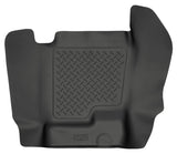 Husky Liners 07-12 Chevy Silverado/GMC Sierra Crew Cab WeatherBeater Center Hump Black Floor Liner - 82281