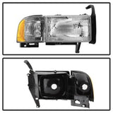 xTune 94-01 Dodge Ram 1500 (Excl Sport) OEM Style Headlight w/Corner - OEM Right (HD-JH-DR94-OE-R) - 9038181