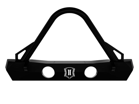 ICON 2018+ Jeep Wrangler JL Pro Series Front Bumper w/Stinger/Tabs - 25165