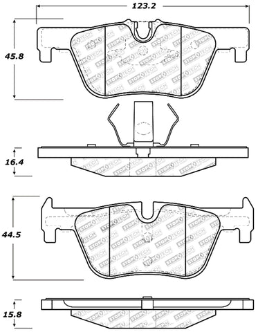 StopTech Performance Brake Pads - 309.16130