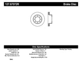 StopTech Slotted & Drilled Sport Brake Rotor - 127.67072R