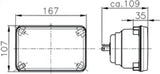 Hella Module 164 x 103mm H4 12V ECE Universal Lamp - 003177001