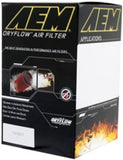 AEM 2-3/4in x 6-7/8in Oval Dryflow Air Filter - 21-2128DK