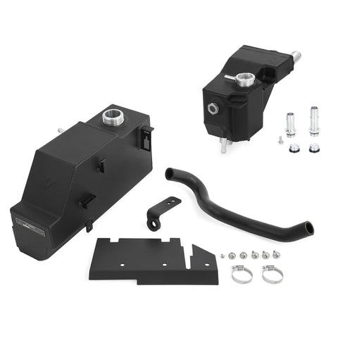 Mishimoto 11-19 Ford 6.7L Powerstroke Expansion Tank Kit - Micro-Wrinkle Black - MMRT-F2D-11KMWBK