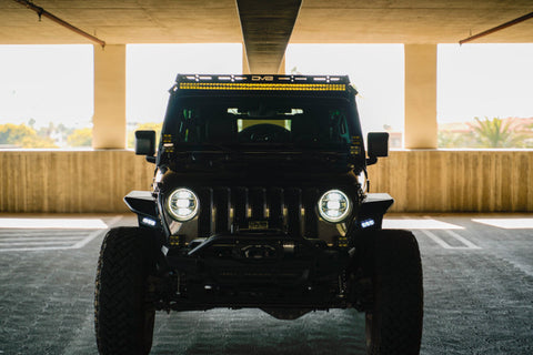 DV8 Offroad 2018+ Jeep Wrangler JLO A Pillar Dual Light Pod Mounts - LBJL-11