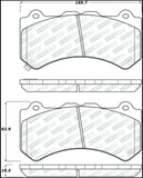 StopTech Street Select Brake Pads - Front - 305.13820