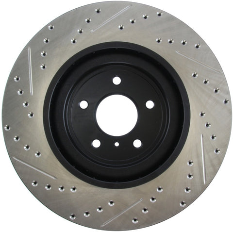 StopTech Infiniti G37 / Nissan 370Z SportStop Slotted & Drilled Front Left Rotor - 127.42100L