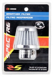 Spectre Breather Filter 10mm Flange / 2in. OD / 1-3/4in. Height - White - 3998