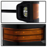 xTune Chevy Silverado 14-16 Heated Amber LED Signal Mirror Chrome MIR-CSIL14S-G3C-PWH-AM-SET - 9936777