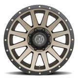 ICON Compression 20x10 8x6.5 -19mm Offset 4.75in BS 121.4mm Bore Bronze Wheel - 2020108047BR