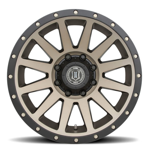 ICON Compression 20x10 8x180 -19mm Offset 4.75in BS 124.2mm Bore Bronze Wheel - 2020108947BR