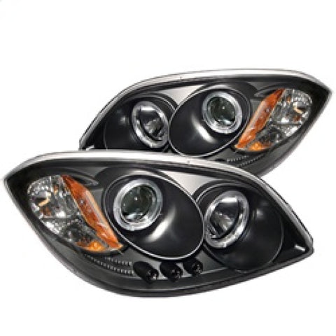 Spyder Chevy Cobalt 05-10/Pontiac G5 07-09 Projector Headlights LED Halo LED Blk PRO-YD-CCOB05-HL-BK - 5009326