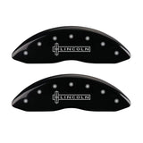 MGP 4 Caliper Covers Engraved Fr Lincoln Rr Star Logo Blk Finish Silver Char 17 Lincoln Continental - 36024SLC1BK