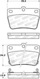 StopTech Street Brake Pads - 308.10510