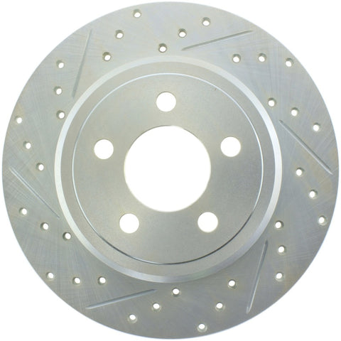 StopTech Select Sport 06-15 Dodge Charger/ 05-15 Chrysler 300 Slotted/Drilled Right Rear Brake Rotor - 227.63060R