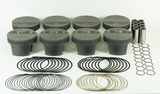 Mahle MS Piston Set SBC 406ci 4.155in Bore 3.750in Stroke 5.7in Rod .927 Pin -5cc 11.7 CR Set of 8 - 930200255