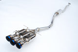 Invidia 17+ Honda Civic SI Sedan Gemini Triple Titanium Tip Cat-back Exhaust - HS17CS47GM3ST