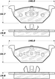 StopTech Street Select Brake Pads - 305.07680