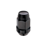 McGard Hex Lug Nut (Cone Seat Bulge Style) 1/2-20 / 3/4 Hex / 1.45in. Length (4-pack) - Black - 64029