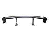 NRG Carbon Fiber Spoiler - Universal (59in.) NRG Logo Large End Plates - CARB-A590NRG