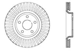 StopTech Drilled Sport Brake Rotor 11-17 Jeep Grand Cherokee (Exluding SRT8) - 128.58008R