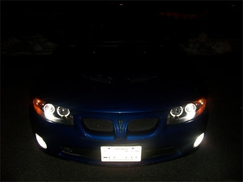 Spyder Pontiac GTO 04-06 Projector Headlights LED Halo LED Black High H1 Low H1 PRO-YD-PGTO04-HL-BK - 5011749