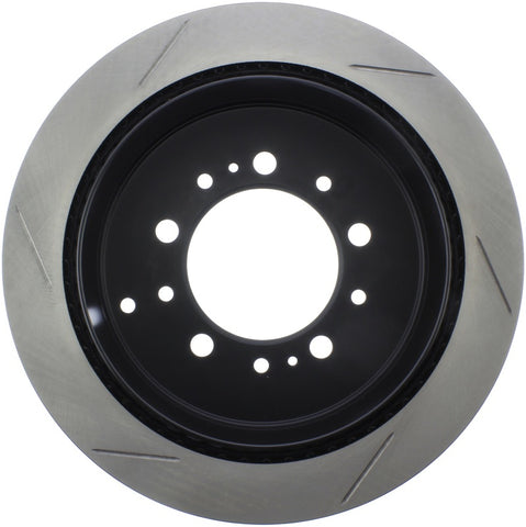 StopTech Sport Slot 08-13 Lexus LX450/470/570 / 07-12 Toyota Tundra Slotted Left Rear CRYO Rotor - 126.44157CSL