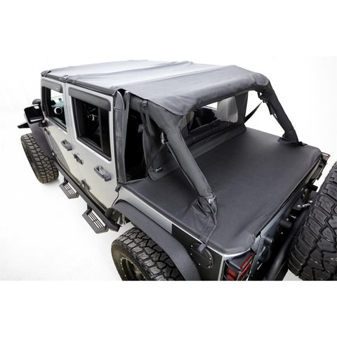 Rampage 2007-2018 Jeep Wrangler(JK) Unlimited 4-Door Tonneau Cover - Black Diamond - 731035