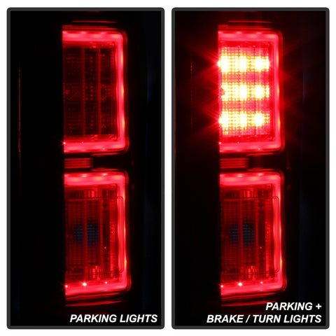 Spyder 18-19 Ford F-150 (w/o Blind Spot Sensor) LED Tail Lights - Red Clear (ALT-YD-FF15018-LED-RC) - 5085764