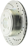 StopTech Select Sport 2011-2012 Dodge Challenger RT Drilled and Slotted Rear Left Brake Rotor - 227.63062L