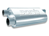 Borla Universal Oval Transverse 2.5in Inlet/Outlet 19in x 10.25in x 5.5in Turbo XL Muffler - 40477