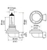 Hella Optilux XB Extreme Type H11 12V 80W Blue Bulbs - Pair - H71071032