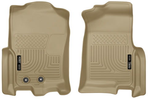 Husky Liners 2015 Ford Expedition/Lincoln Navigator WeatherBeater Front Tan Floor Liners - 18373