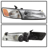 xTune 97-99 Toyota Camry 4pc OEM Style Headlights w/Corner Lights - Chrome (HD-JH-TCAM97-SET-C) - 9042843