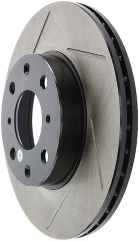 StopTech Power Slot 90-91 Honda CRX Si 1.6L Rear Disc Front Right Slotted Rotor - 126.40013SR