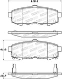 StopTech Street Brake Pads - 308.10730