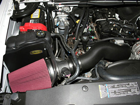 Airaid 07-08 Chevy/GMC Silverado/Sierra 2500/3500 6.0L CAD Intake System w/ Tube (Oiled / Red Media) - 200-225